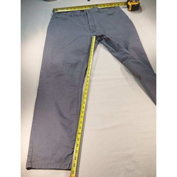 Member’s Mark Men’s Straight Fit Mason 5-Pocket Pants 40x32 Grey - Picture 3 of 5